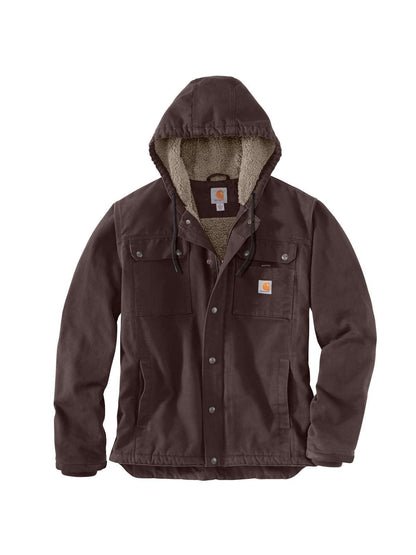 Carhartt Men's Relaxed Fit Washed Duck Sherpa-Lined Utility Jacket