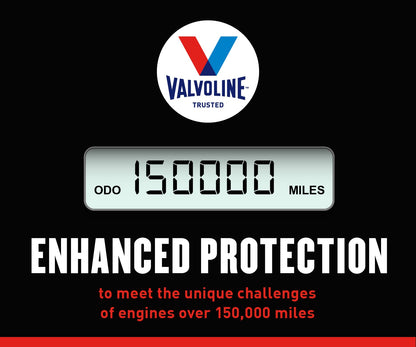 Valvoline High Mileage with MaxLife Technology SAE 5W-30 Synthetic Blend Motor Oil 5 QT