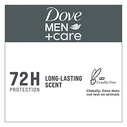 Dove Men + Care Antiperspirant Deodorant, 72hr Sweat & Odor Protection, Vitamin E, Triple Moisturizer, 4 Pack