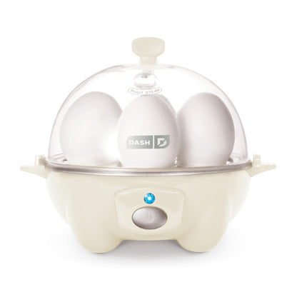 DASH Rapid Egg Cooker: 7 Egg Capacity Electric Egg Cooker for Hard Boiled Eggs, Poached Eggs, Scrambled Eggs, or Omelets with Auto Shut Off Feature - Black