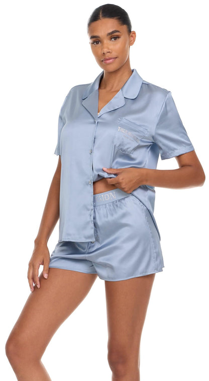 True Religion Satin Pajama Set for Women, Sexy Bridesmaids Pjs Sets for Women