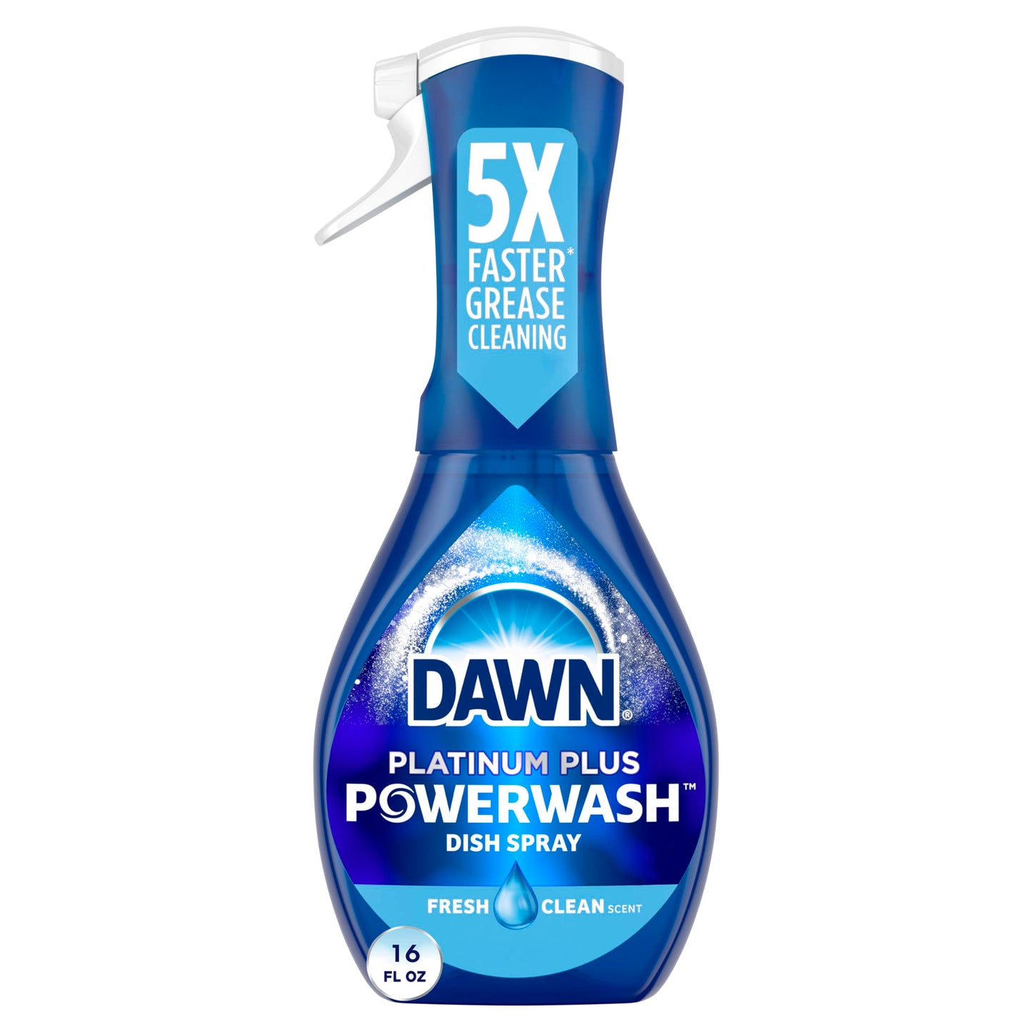 Dawn Platinum Powerwash Dish Spray, Dish Soap Liquid, Fresh Scent Bundle, 1 Spray (16oz) + 3 Refills (16oz each)(Pack of 4)