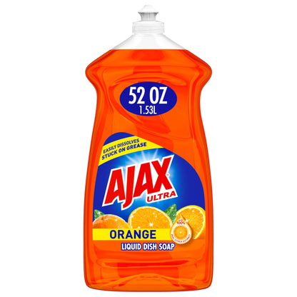 Ajax Ultra Dishwashing Liquid Dish Soap Refill, Vinegar and Lime Scent, 90 fluid ounce