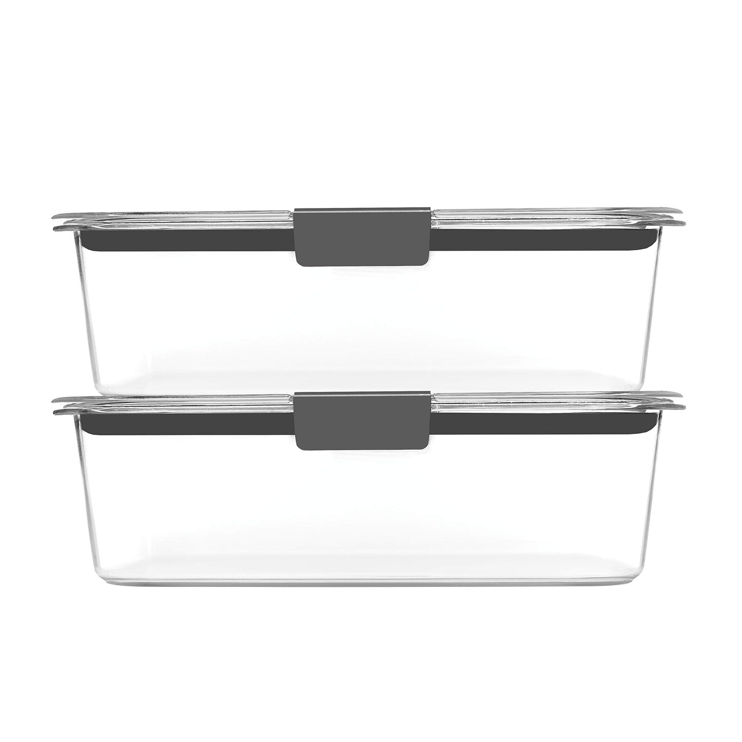 Rubbermaid Brilliance Food Storage Containers, BPA Free, Airtight Lids, Ideal for Lunch, Meal Prep & Leftovers, Set of 5 (3.2 Cup)