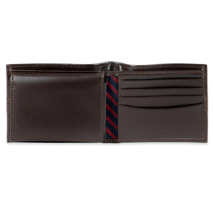 Tommy Hilfiger Men's Classic Bifold Wallet with ID Window and Multiple Card Slots