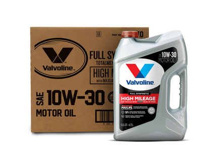 Valvoline High Mileage with MaxLife Technology SAE 5W-30 Synthetic Blend Motor Oil 5 QT