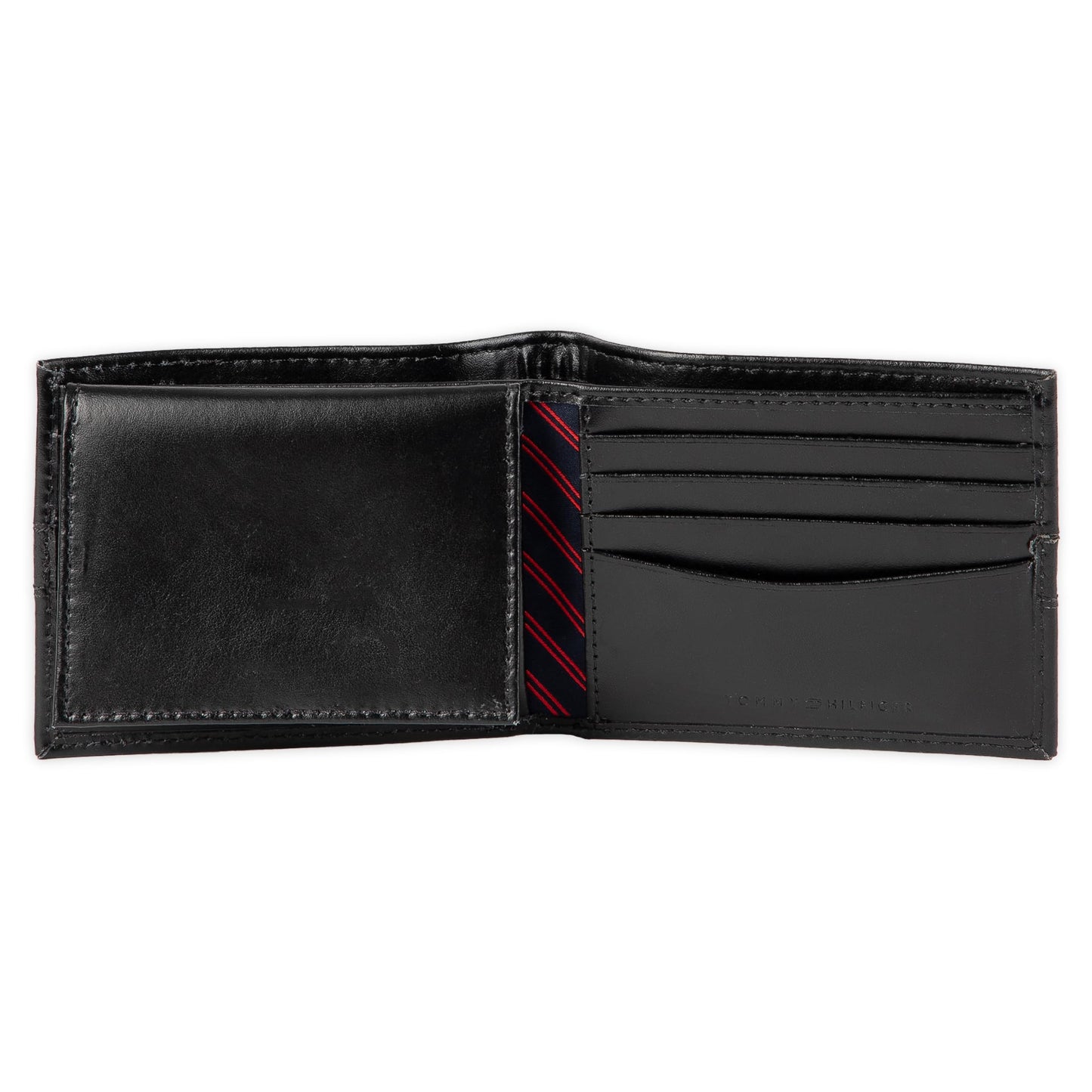 Tommy Hilfiger Men's Classic Bifold Wallet with ID Window and Multiple Card Slots