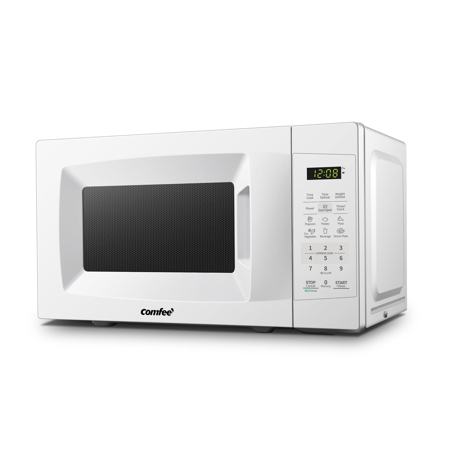 Comfee EM720CPL-PMB Countertop Microwave Oven with Sound On/Off, ECO Mode and Easy One-Touch Buttons, 0.7 Cu Ft, Black