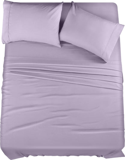 Utopia Bedding Queen Bed Sheets Set - 4 Piece Bedding - Brushed Microfiber - Shrinkage and Fade Resistant - Easy Care (Queen, White)