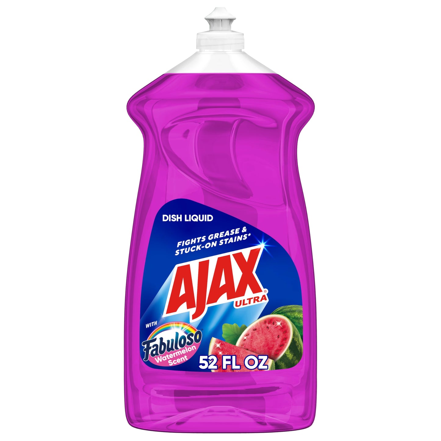 Ajax Ultra Dishwashing Liquid Dish Soap Refill, Vinegar and Lime Scent, 90 fluid ounce