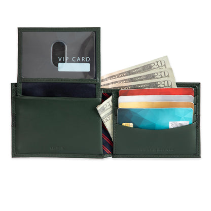 Tommy Hilfiger Men's Classic Bifold Wallet with ID Window and Multiple Card Slots