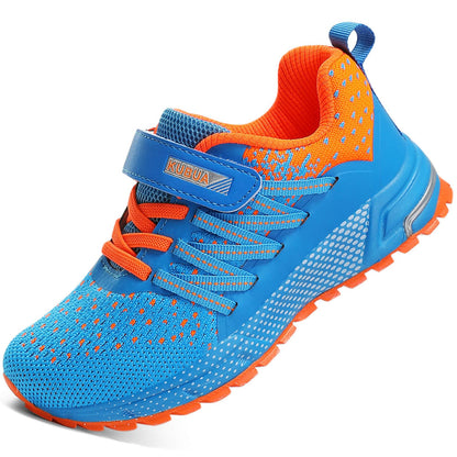 KUBUA Kids Sneakers for Boys Girls Running Tennis Shoes Lightweight Breathable Sport Athletic