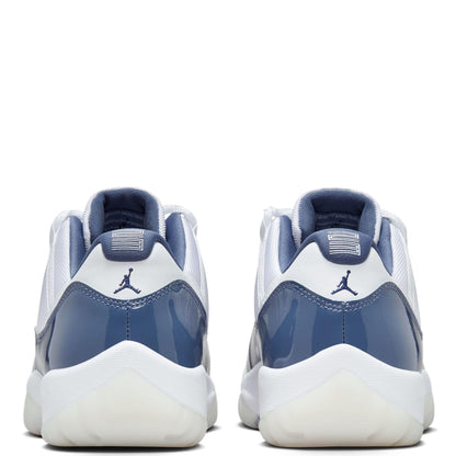 Air Jordan 11 Retro Low Diffused Blue Men's Shoes (FV5104-104, White/Diffused Blue/Football Grey)