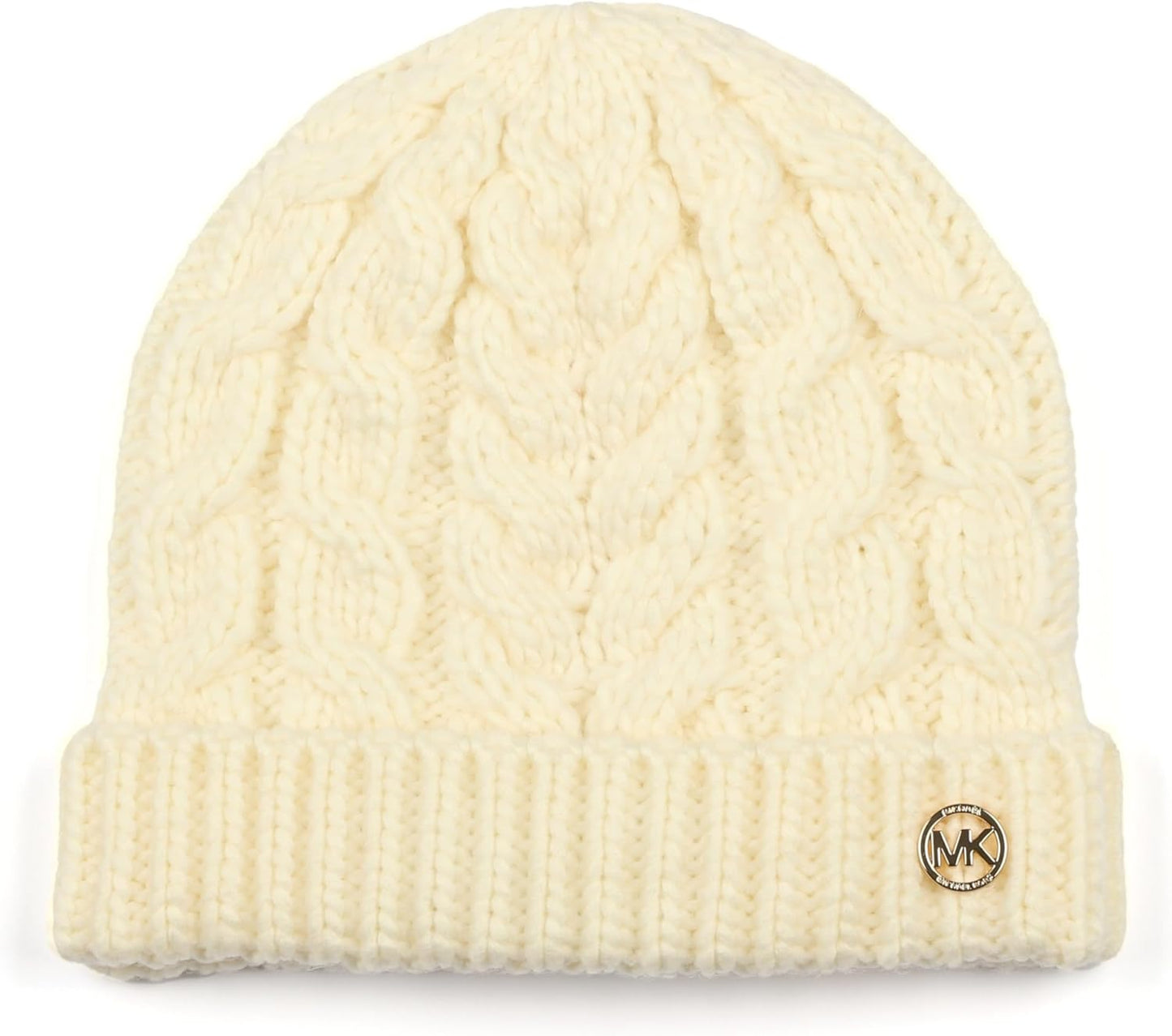 Michael Kors Women's Moving Cables Beanie, Stylish Hat & Fashion Accessory Cap for Women