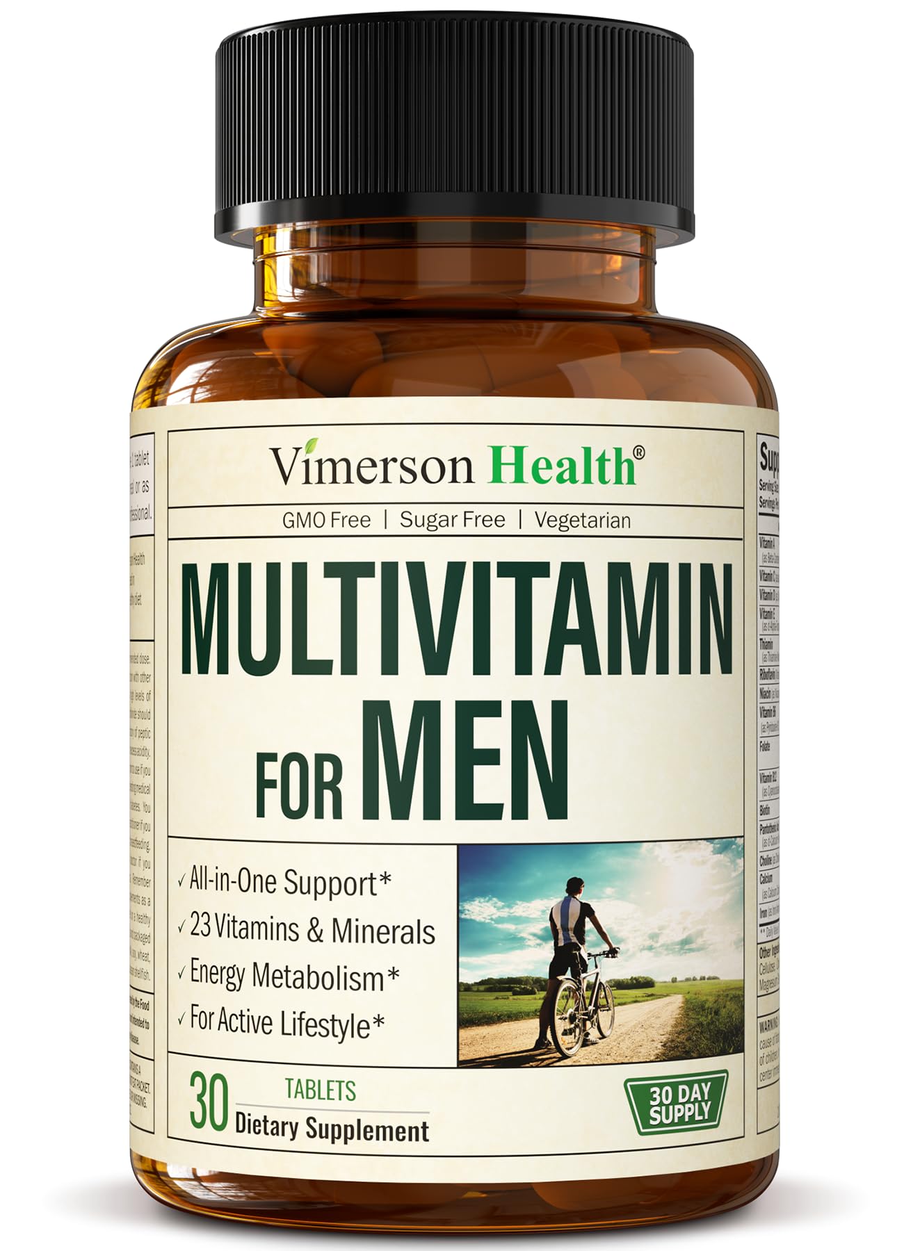 Multivitamin for Men - Daily Men's Multivitamins & Multiminerals with Vitamin A, C, D, E, B12, Zinc & More Essential Vitamins for Men - Mens Vitamins for Energy, Focus, and Mens Health. 60 Capsules