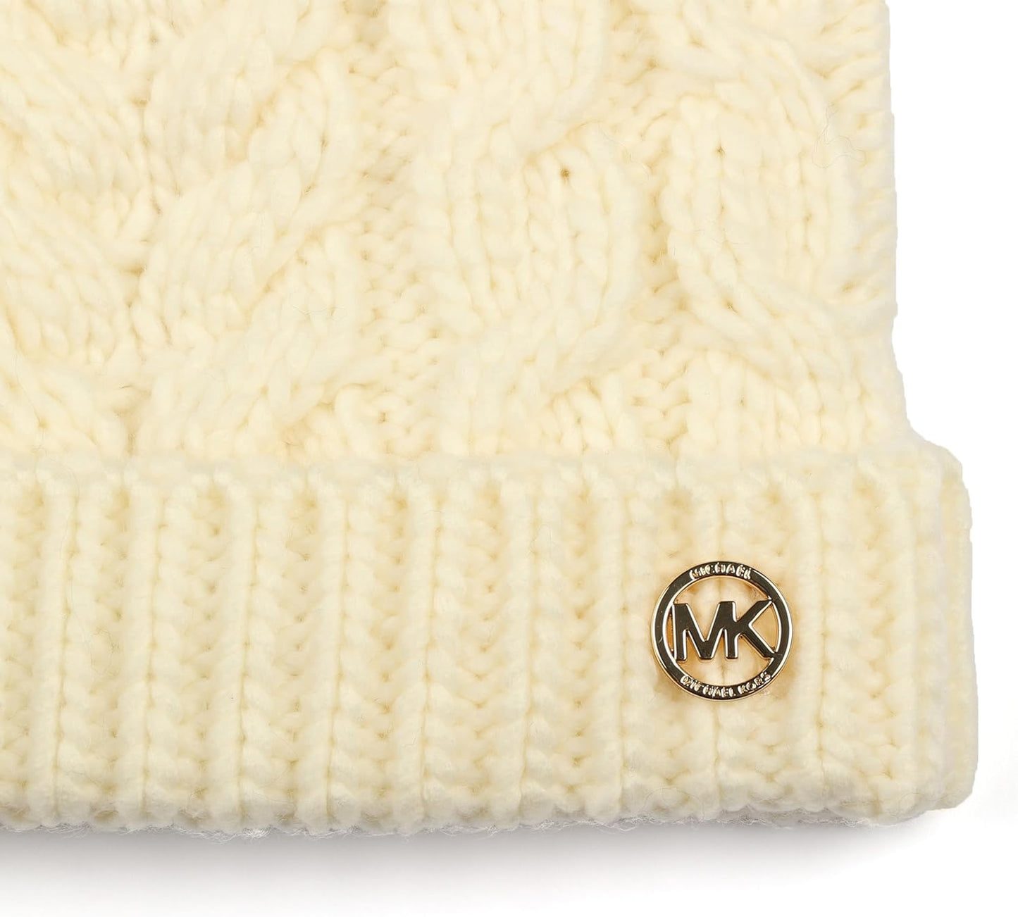 Michael Kors Women's Moving Cables Beanie, Stylish Hat & Fashion Accessory Cap for Women