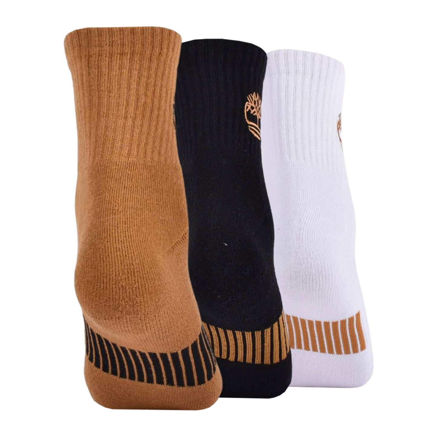 Timberland Men's Half Cushioned Quarter Socks (3 Pairs)