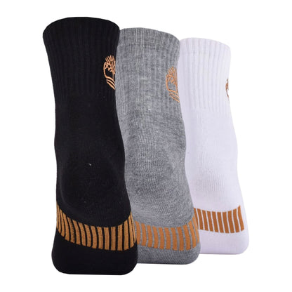 Timberland Men's Half Cushioned Quarter Socks (3 Pairs)