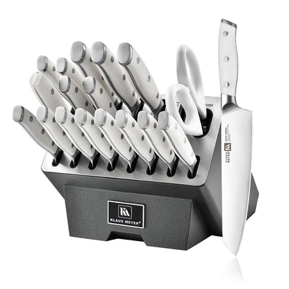 Stahl 19 Piece High Carbon Exclusive German Steel Knife Block Set (Black)