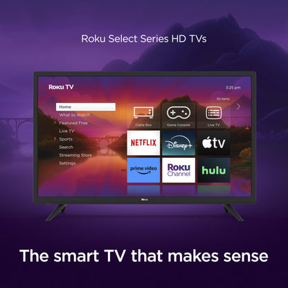 Roku Smart TV – 40-Inch Select Series 1080p Full HD Roku TV with Roku Voice Remote, Bright Picture, Customizable Home Screen – Live Local News, Sports, Gaming