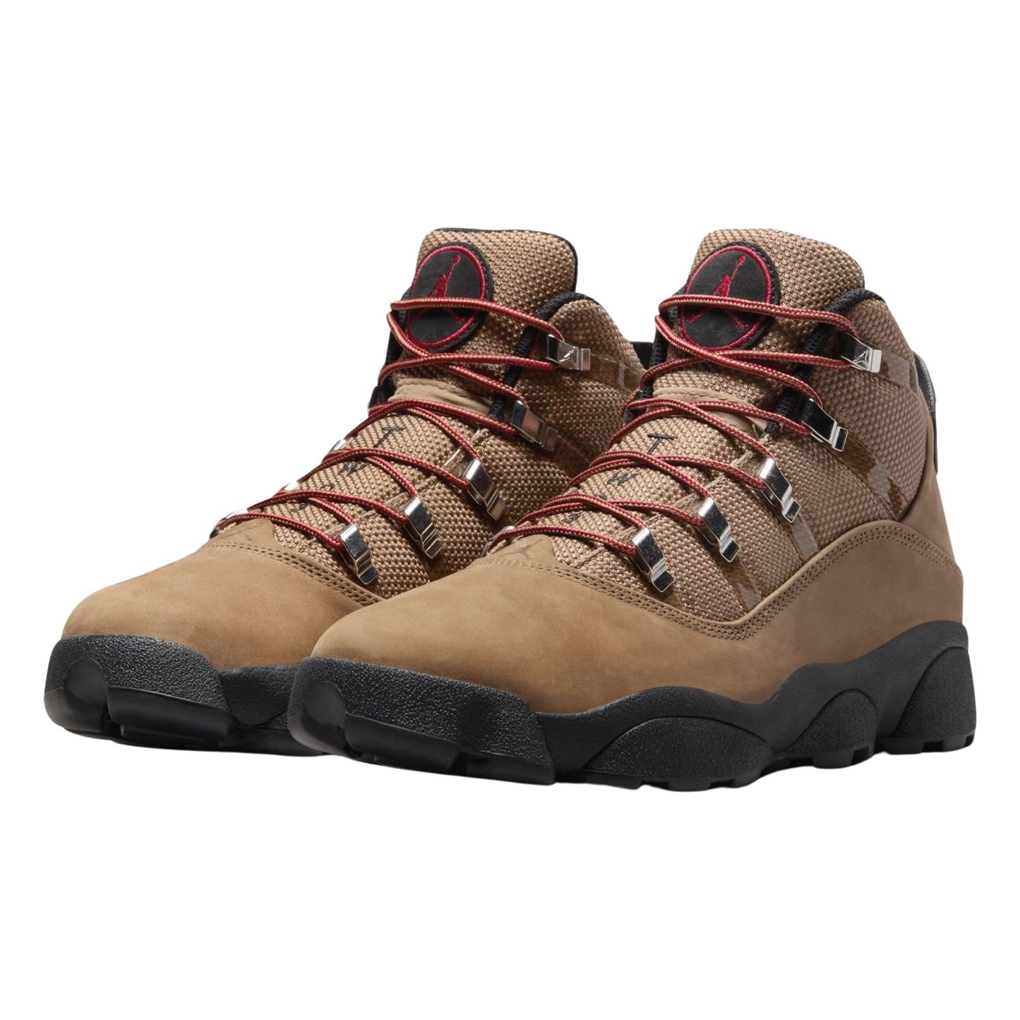 NIKE Men's Jordan Winterized 6 Rings Rocky Tan/Black-Varsity Red (FV3826 202)