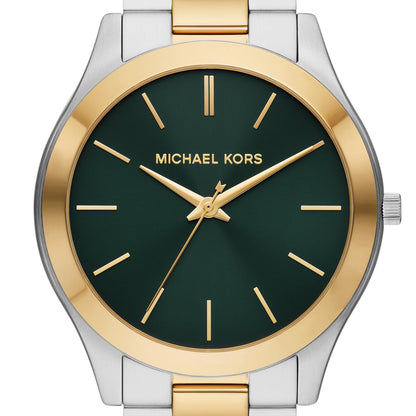 Michael Kors Oversized Slim Runway Men's Watch, Stainless Steel Watch for Men