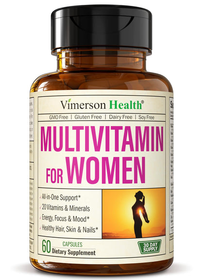 Multivitamin for Men - Daily Men's Multivitamins & Multiminerals with Vitamin A, C, D, E, B12, Zinc & More Essential Vitamins for Men - Mens Vitamins for Energy, Focus, and Mens Health. 60 Capsules