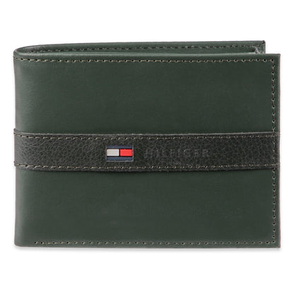 Tommy Hilfiger Men's Classic Bifold Wallet with ID Window and Multiple Card Slots