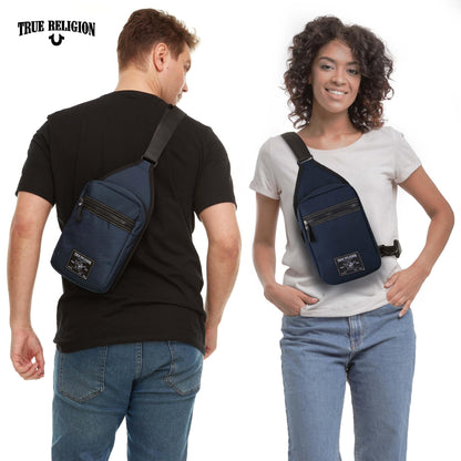 True Religion Crossbody Bags for Women & Men, Sling Bag for Men, Women Cross Body Bag, Sling Backpack Travel Bag Travel Purse