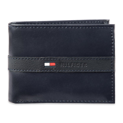 Tommy Hilfiger Men's Classic Bifold Wallet with ID Window and Multiple Card Slots