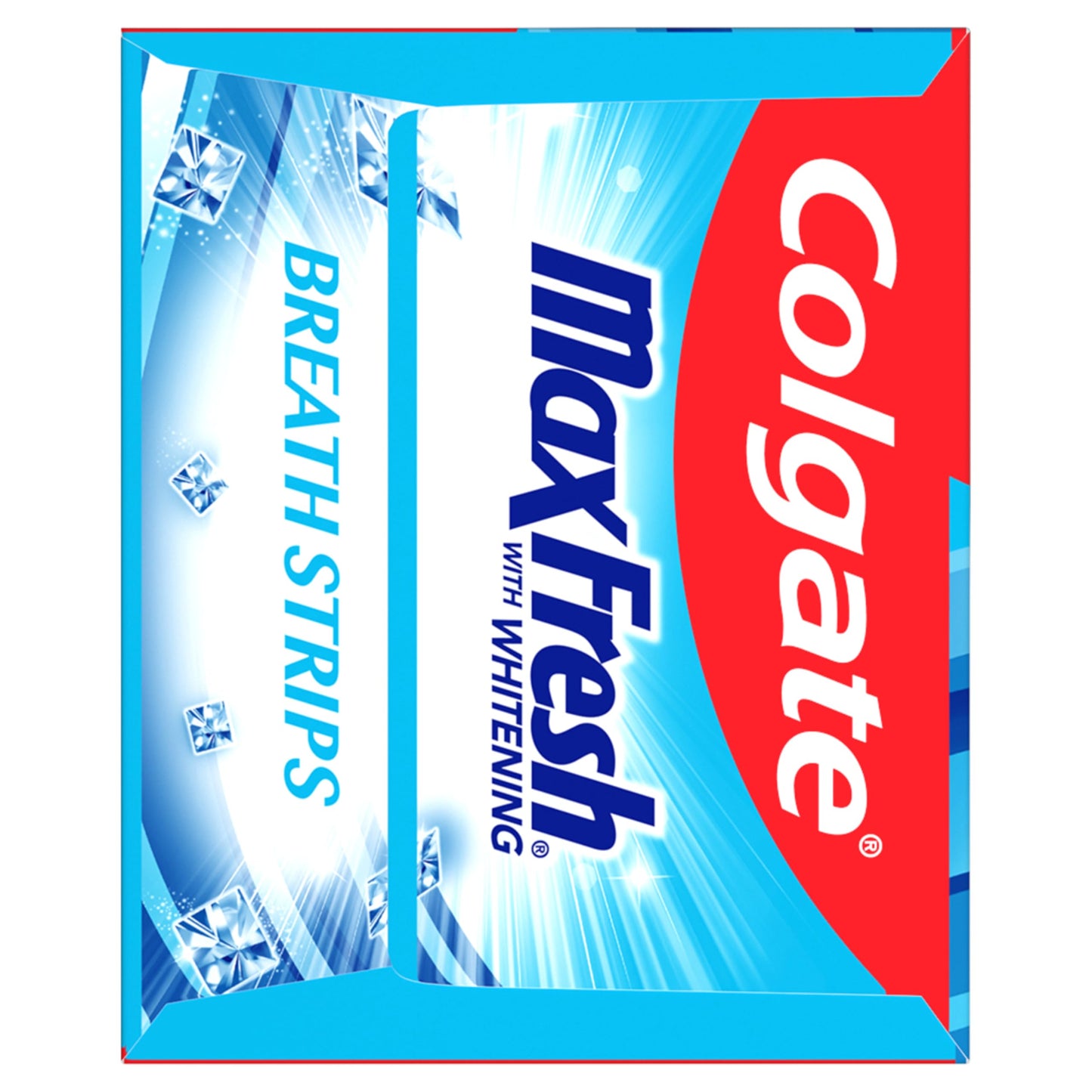 Colgate Max Fresh Whitening Toothpaste with Mini Strips, Clean Mint Toothpaste for Bad Breath, Helps Fight Cavities, Whitens Teeth, and Freshens Breath, 6.3 Ounce (Pack of 4)