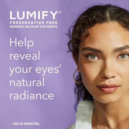 LUMIFY Redness Reliever Eye Drops, For Whiter & Brighter Looking Eyes, 0.25 Fl Oz (7.5 mL)