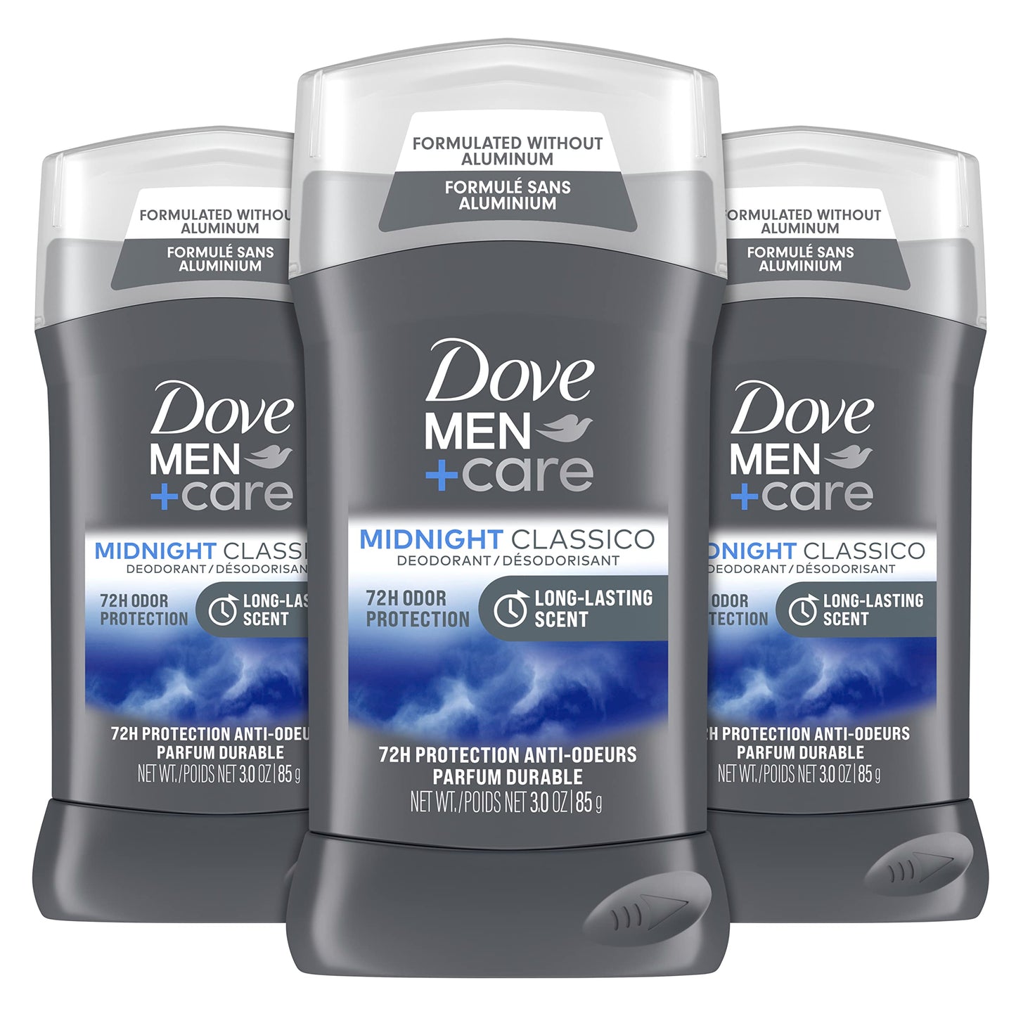 Dove Men + Care Antiperspirant Deodorant, 72hr Sweat & Odor Protection, Vitamin E, Triple Moisturizer, 4 Pack