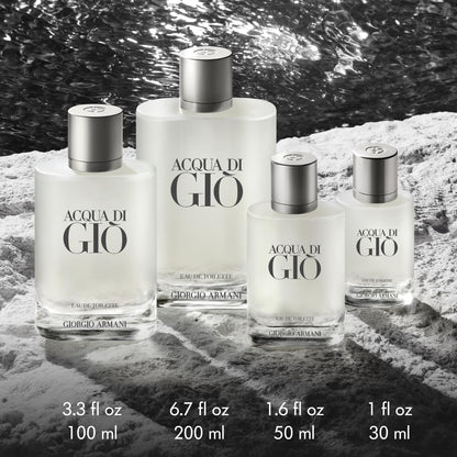 Armani Beauty - Acqua di Giò - Eau de Toilette - Cologne for Men - Long Lasting Fragrance with Bergamot notes, Jasmine, White Musks, Patchouli & Cedarwood