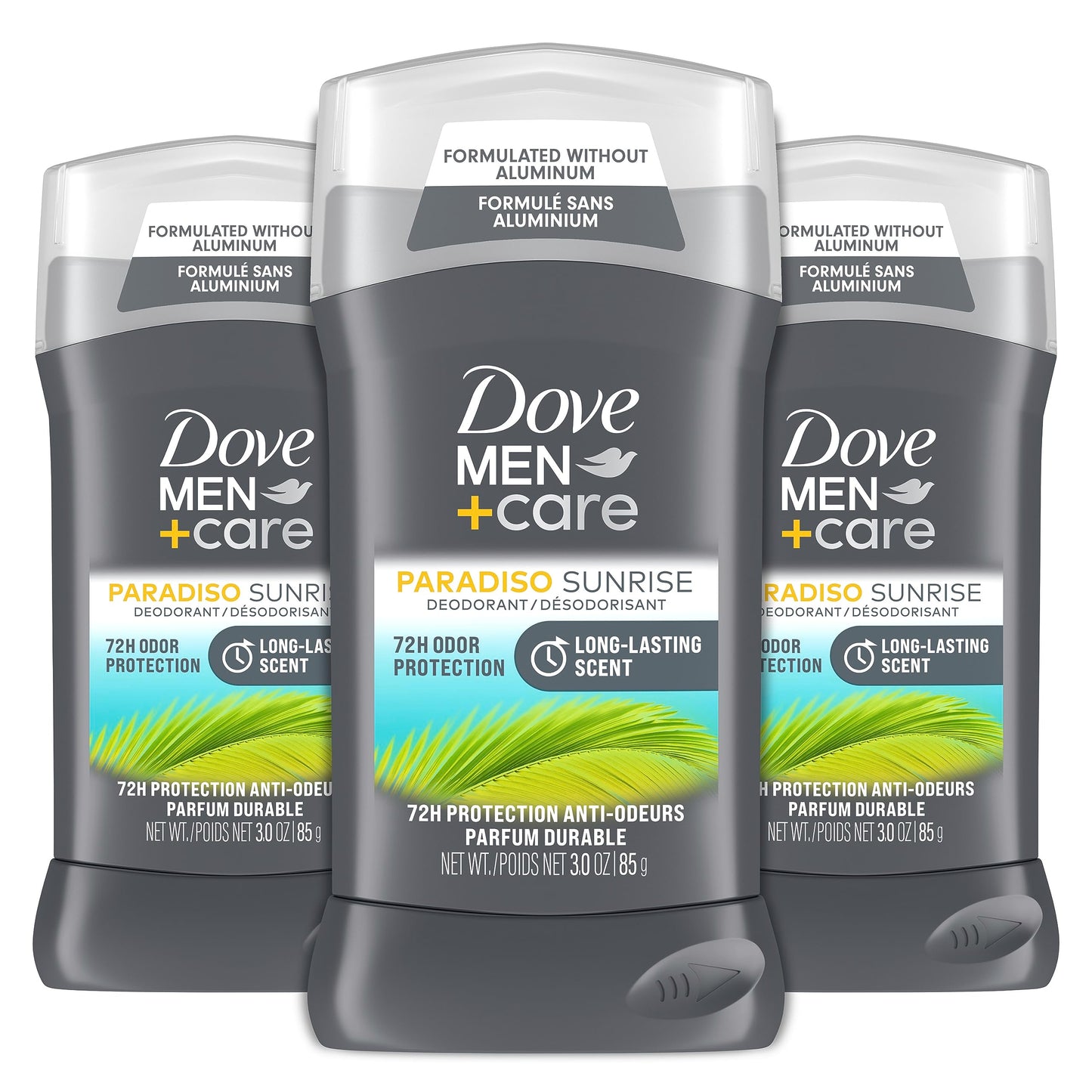 Dove Men + Care Antiperspirant Deodorant, 72hr Sweat & Odor Protection, Vitamin E, Triple Moisturizer, 4 Pack