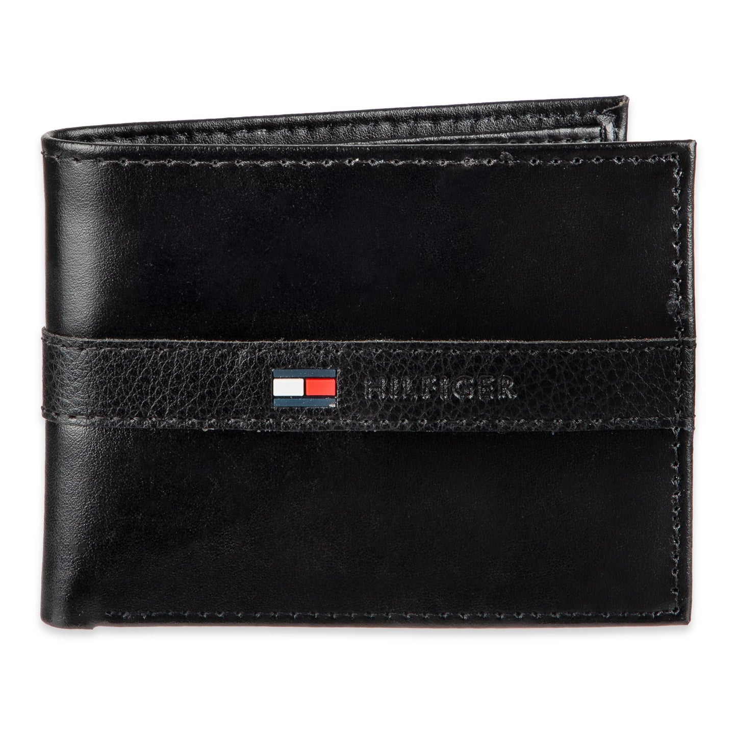 Tommy Hilfiger Men's Classic Bifold Wallet with ID Window and Multiple Card Slots