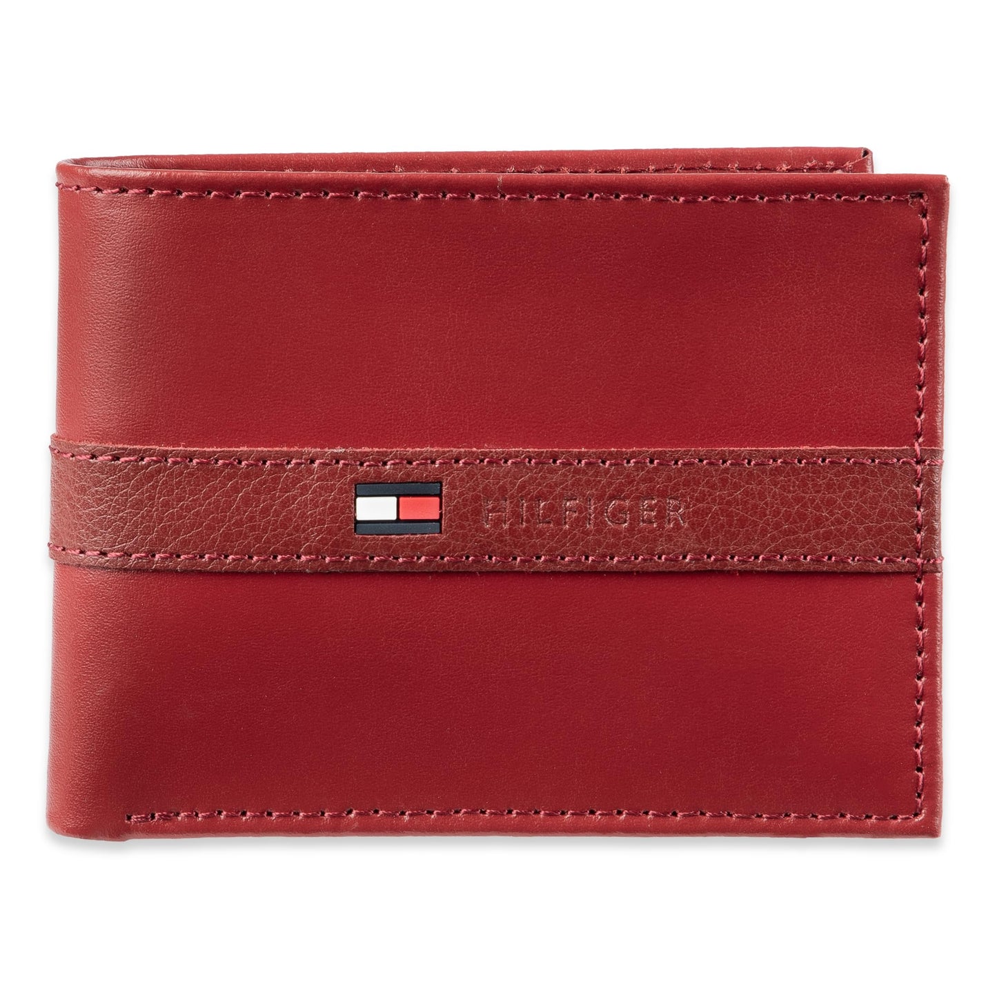 Tommy Hilfiger Men's Classic Bifold Wallet with ID Window and Multiple Card Slots