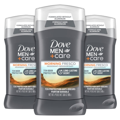 Dove Men + Care Antiperspirant Deodorant, 72hr Sweat & Odor Protection, Vitamin E, Triple Moisturizer, 4 Pack