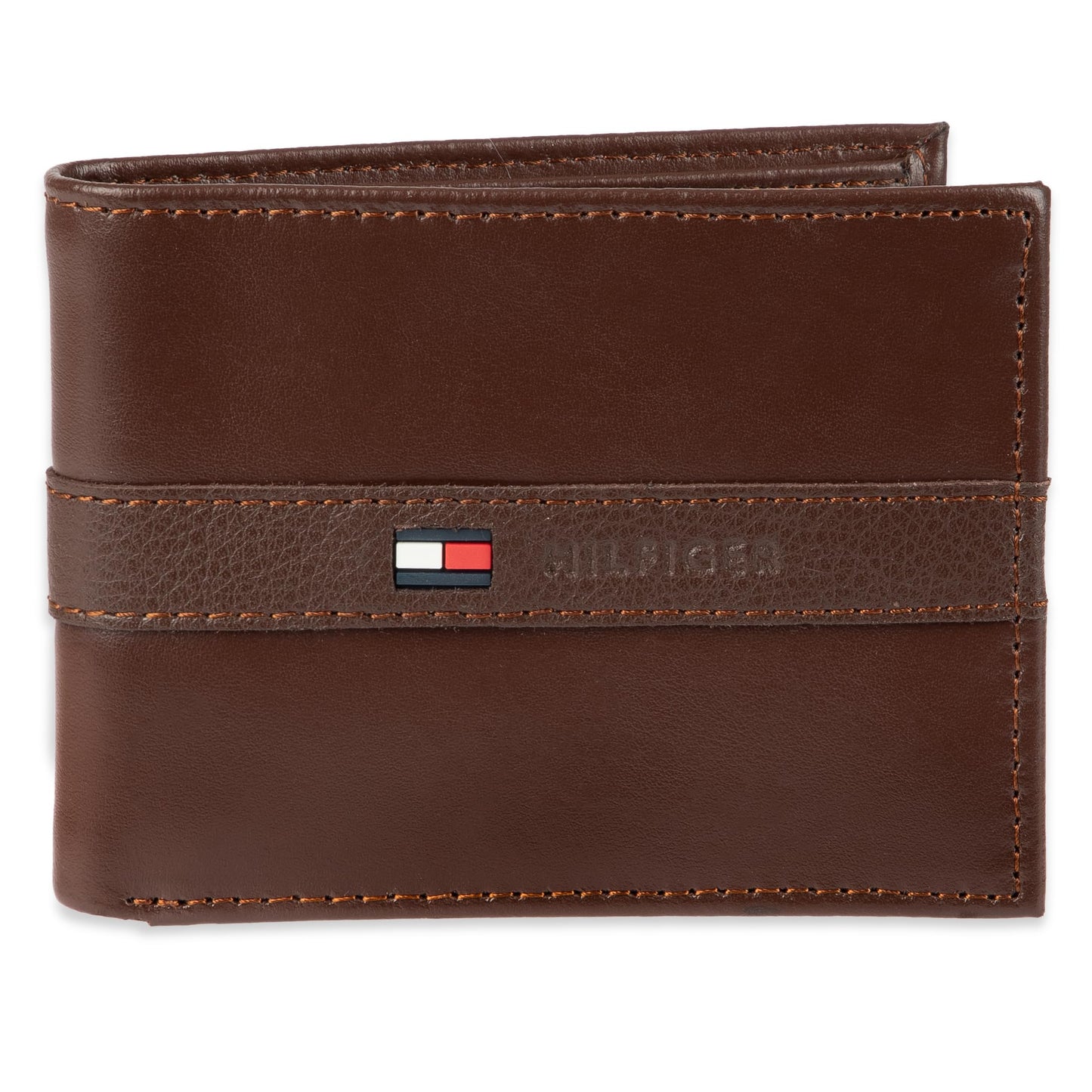 Tommy Hilfiger Men's Classic Bifold Wallet with ID Window and Multiple Card Slots