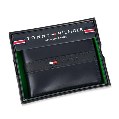 Tommy Hilfiger Men's Classic Bifold Wallet with ID Window and Multiple Card Slots