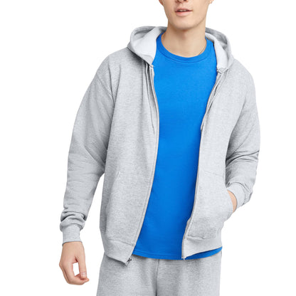 Hanes Men's EcoSmart Fleece Full-Zip Hoodie Sweatshirt