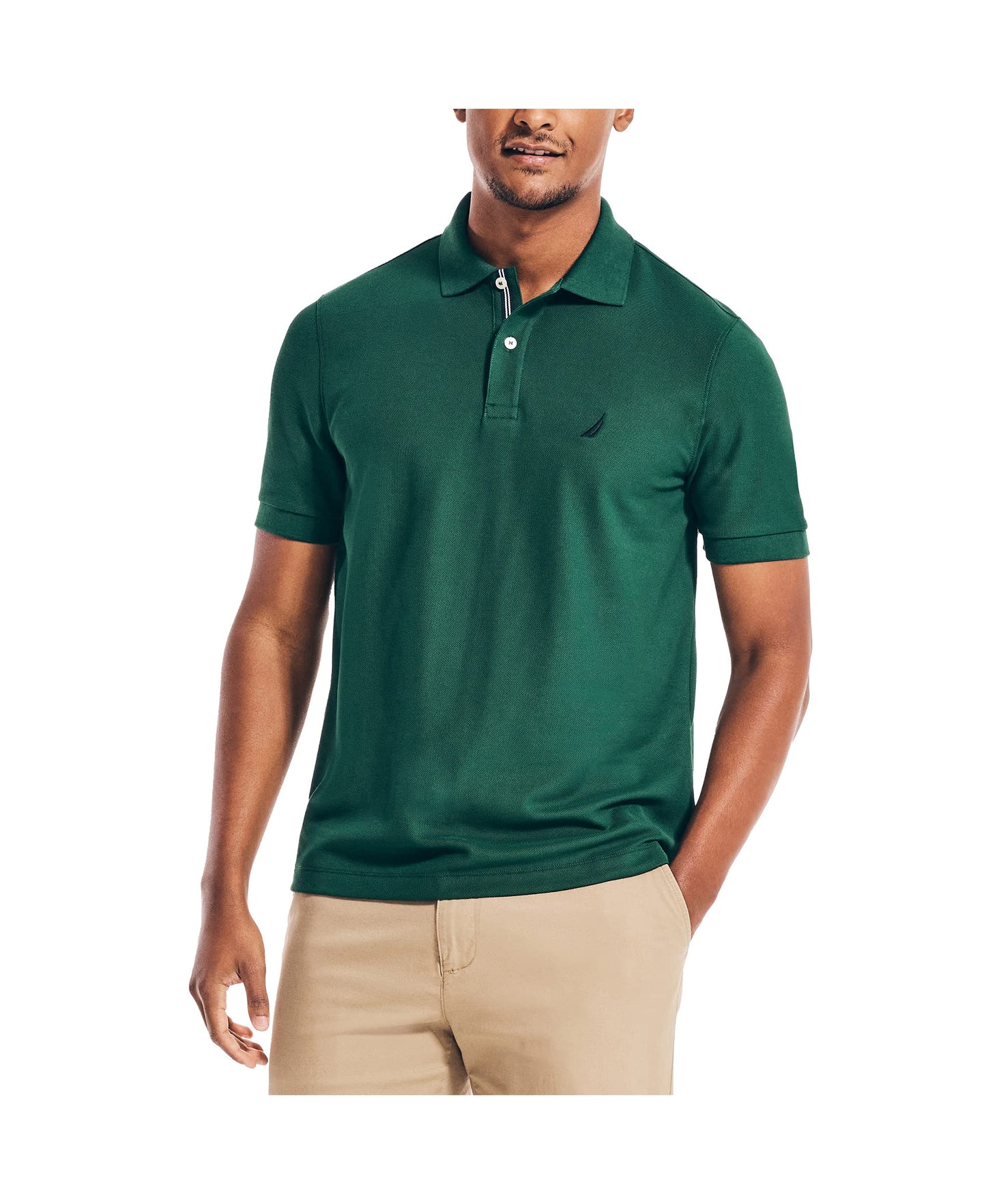 Nautica Men's Solid Deck Shirt