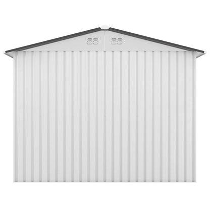 8' X 8' Outdoor Storage Shed, Metal Garden Shed With Double Sliding Doors, 4 Air Vents, Tool Storage House Shed for Yard