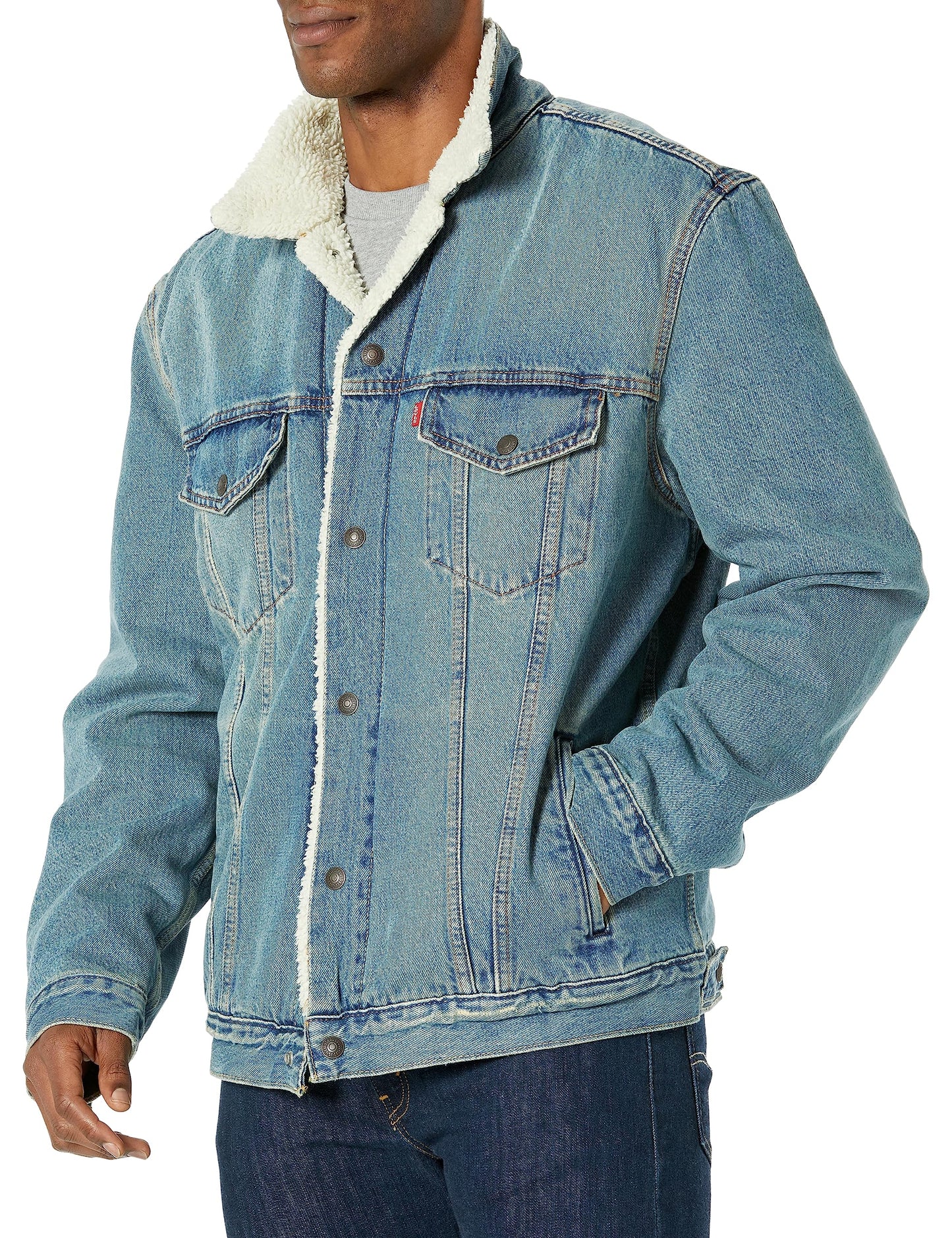 Levi's Men's Sherpa Lined Trucker Jacket (Also Available in Big & Tall)