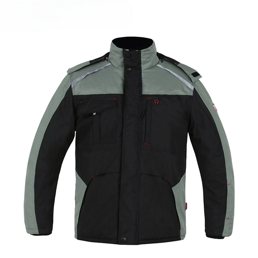 Durable Insulated Work Coat | Multi-Pocket Windproof Outdoor Winter Jacket [B237]