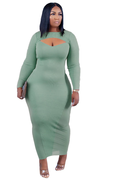 TH2456 Cotton Custom Women Sexy Plus Size Sweater Dresses Fall Lady Elegant Casual Long Sweater Bodycon Dresses