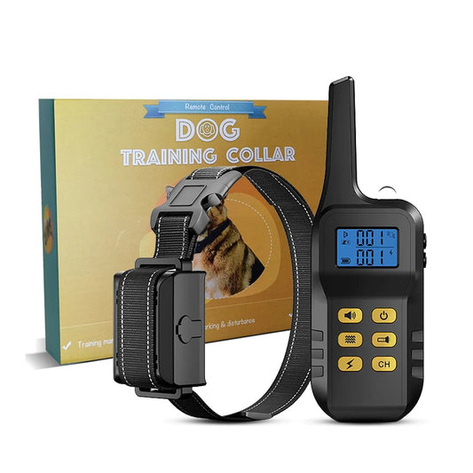 Pet Dog Electric Training Collars Shock Vibration Dog Training Collar Walkie Talkie Dog Training Collar With Remote