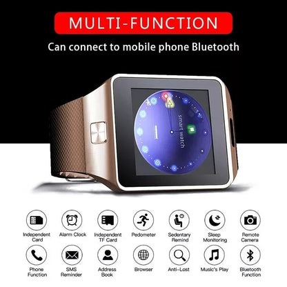 Hot Sale Smart Watch Dz09 Smartwatch with Camera Bt Support Android Ios with Sim Card Factory Price Android Smart Watch