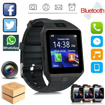 Hot Sale Smart Watch Dz09 Smartwatch with Camera Bt Support Android Ios with Sim Card Factory Price Android Smart Watch