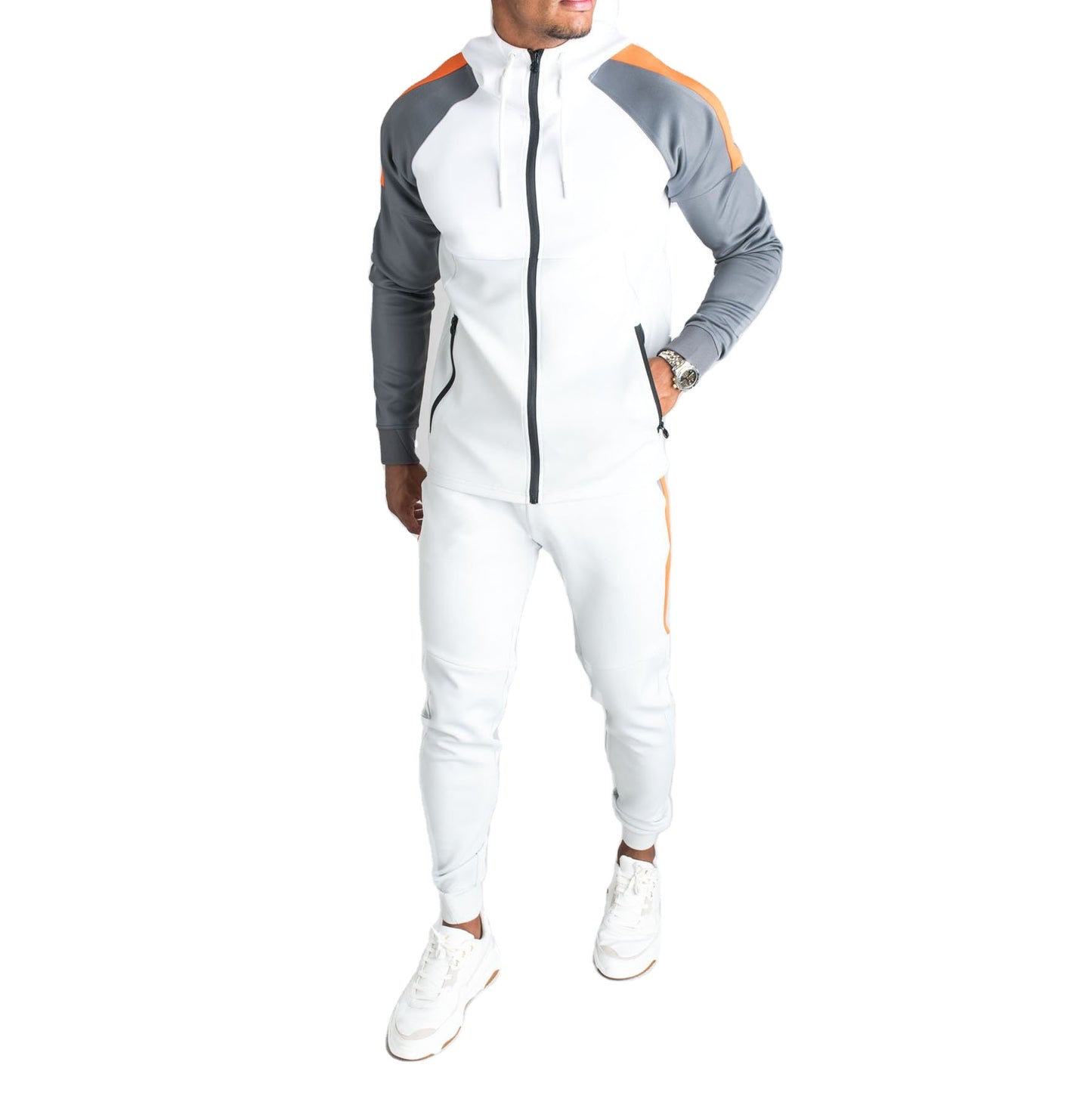 Amazon Hot Training Suits Men Gym Wear Hoodie Sweat Suits Winter Wholesale Tracksuit Jogging Suits for Men Outside Running